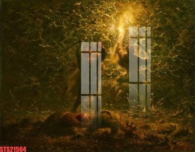 File tranh Tranh sơn dầu phương tây tổng hợp STS21504 (ảnh gốc) độ nét vượt trội