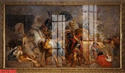 File gốc Tranh sơn dầu phương tây tổng hợp STS21607 (chủ đề hiện đại) trang trí