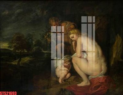 File gốc Tranh sơn dầu phương tây tổng hợp STS21693 (bản quyền) cho in ấn