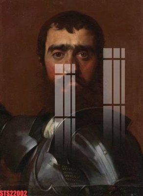 File in trần Tranh sơn dầu phương tây tổng hợp STS22002 (bản gốc) hoa văn