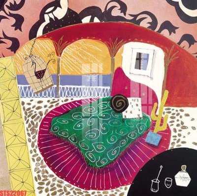 File in trần Tranh sơn dầu phương tây tổng hợp STS22067 (bản gốc 3D) sống động