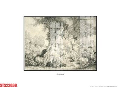 File PSD Tranh sơn dầu phương tây tổng hợp STS22069 (nguyên bản) cho thiết kế