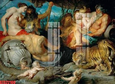 Download file ảnh gốc Tranh sơn dầu phương tây tổng hợp STS22100 để in ấn