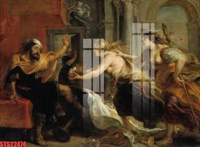 Tải file Tranh sơn dầu phương tây tổng hợp STS22474 (PSD) cho in tranh 3D