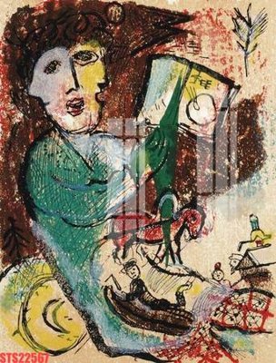 Download file gốc Tranh sơn dầu phương tây tổng hợp STS22567 (in lụa) nghệ thuật