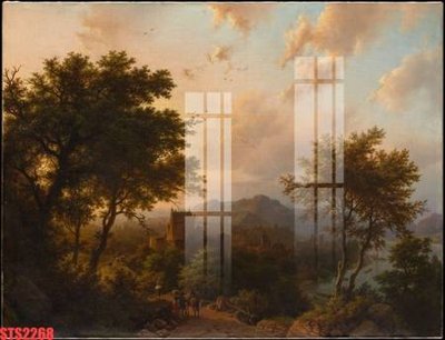 File gốc Tranh sơn dầu phương tây tổng hợp STS2268 (cho in UV) siêu nét