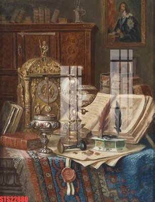 File gốc Tranh sơn dầu phương tây tổng hợp STS22880 (in 3D) cho trang trí