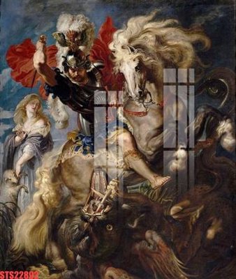 Download file gốc Tranh sơn dầu phương tây tổng hợp STS22892 (in mica) logo