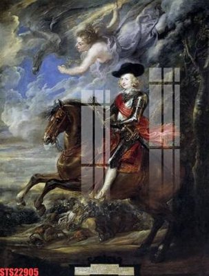 File tranh Tranh sơn dầu phương tây tổng hợp STS22905 (gốc) in backlit film