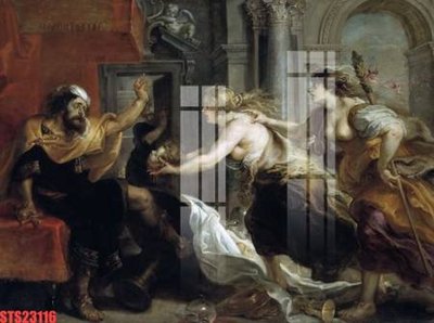 File ảnh Tranh sơn dầu phương tây tổng hợp STS23116 (gốc) trang trí khách sạn