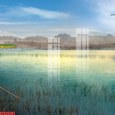 Ảnh gốc Tranh sơn dầu phương tây tổng hợp STS23181 (nét căng) in mica