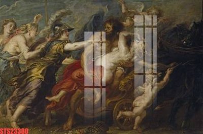 File tranh Tranh sơn dầu phương tây tổng hợp STS23380 (gốc) in vải canvas