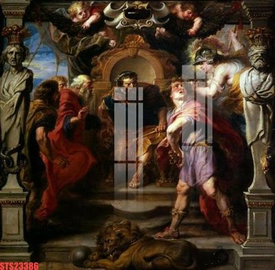 File gốc Tranh sơn dầu phương tây tổng hợp STS23386 (in tráng gương) nghệ thuật