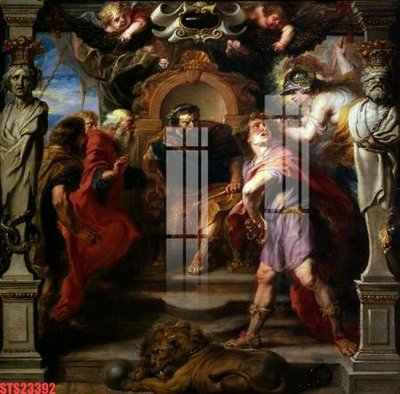 File gốc Tranh sơn dầu phương tây tổng hợp STS23392 (trang trí) cho phòng khách