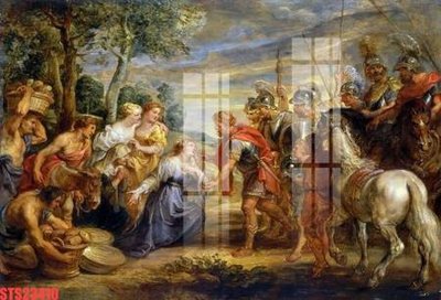 Chi tiết file gốc Tranh sơn dầu phương tây tổng hợp STS23410 (cho in tráng gương)