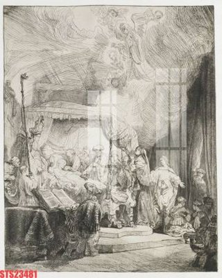 File gốc Tranh sơn dầu phương tây tổng hợp STS23481 (in lụa) tranh mã đáo