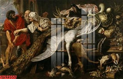 File PSD Tranh sơn dầu phương tây tổng hợp STS23557 (gốc) tách lớp chi tiết