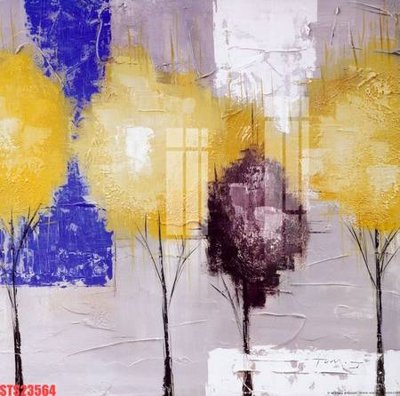 File tranh Tranh sơn dầu phương tây tổng hợp STS23564 (bản gốc) in lụa 5D