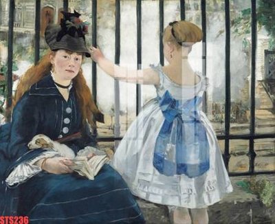 Ảnh gốc Tranh sơn dầu phương tây tổng hợp STS236 (độ nét cao) in mica