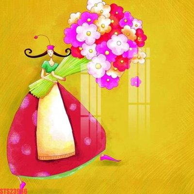 File gốc Tranh sơn dầu phương tây tổng hợp STS23966 (in mica) làm quà tặng