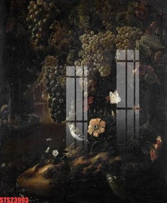 File tranh gốc PSD Tranh sơn dầu phương tây tổng hợp STS23993 còn nguyên layer