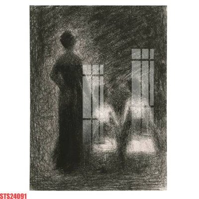 Download file gốc Tranh sơn dầu phương tây tổng hợp STS24091 (in lụa) hoa lá