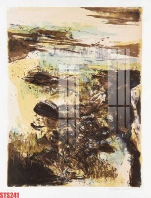 Download file gốc Tranh sơn dầu phương tây tổng hợp STS241 (in lụa) hoa lá