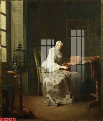 Tải file Tranh sơn dầu phương tây tổng hợp STS24214 (gốc) in tranh tráng gương