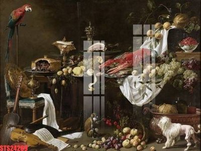 Chi tiết file tranh tráng gương Tranh sơn dầu phương tây tổng hợp STS24269 (ảnh gốc)