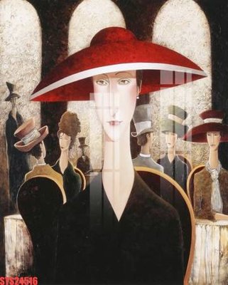 Download file Tranh sơn dầu phương tây tổng hợp STS24516 (gốc) in mica đèn LED