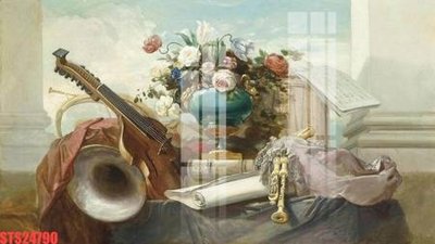 File gốc Tranh sơn dầu phương tây tổng hợp STS24790 (cho in ấn) độc quyền