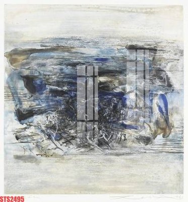 File gốc Tranh sơn dầu phương tây tổng hợp STS2495 (in lụa) họa tiết 3D