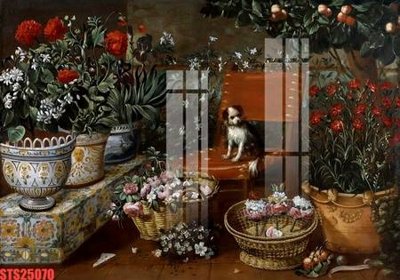 File gốc Tranh sơn dầu phương tây tổng hợp STS25070 (in mica) làm quà tặng