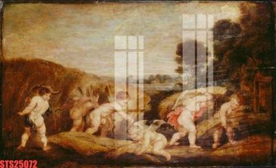 File PSD Tranh sơn dầu phương tây tổng hợp STS25072 (gốc) cho designer