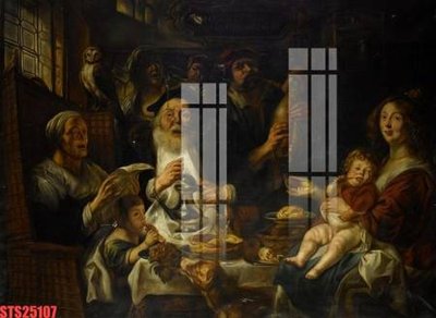 File gốc Tranh sơn dầu phương tây tổng hợp STS25107 (chuẩn CMYK) cho nhà in