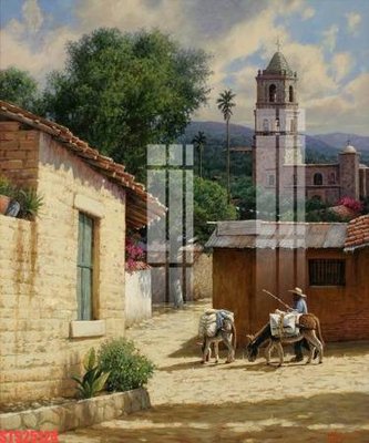 Ảnh mô tả file gốc in mica Tranh sơn dầu phương tây tổng hợp STS25124