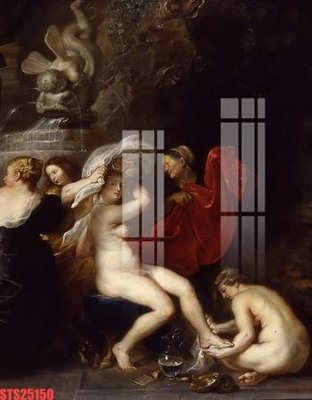 Hình ảnh file gốc in lụa Tranh sơn dầu phương tây tổng hợp STS25150