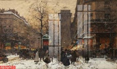 File ảnh Tranh sơn dầu phương tây tổng hợp STS25180 (gốc) in biển hiệu