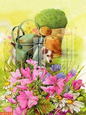 File in ấn Tranh sơn dầu phương tây tổng hợp STS2521 (bản gốc) cao cấp