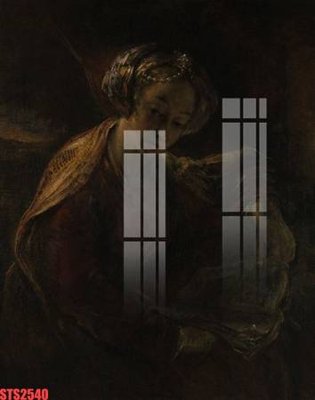 File gốc Tranh sơn dầu phương tây tổng hợp STS2540 (in lụa) tranh phong thủy