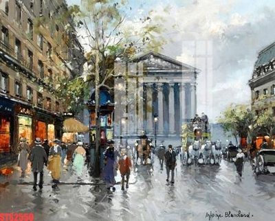 Tải file Tranh sơn dầu phương tây tổng hợp STS2550 (gốc) chủ đề hoa sen