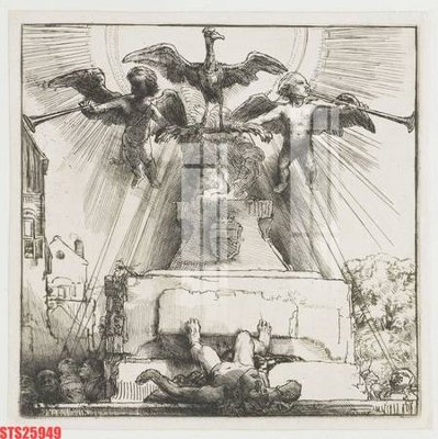 File ảnh Tranh sơn dầu phương tây tổng hợp STS25949 (gốc) in poster