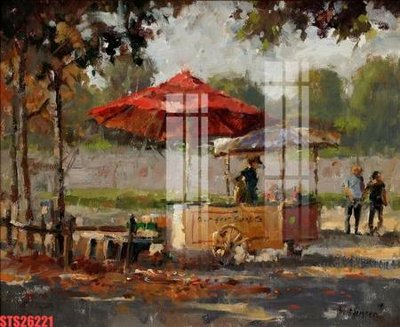 File gốc Tranh sơn dầu phương tây tổng hợp STS26221 (chuẩn màu) cho in offset