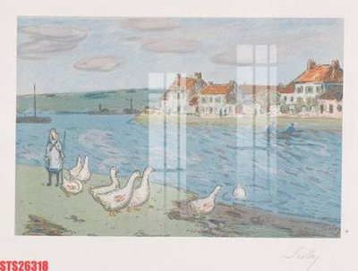 File tranh Tranh sơn dầu phương tây tổng hợp STS26318 (gốc) chủ đề thiên nhiên