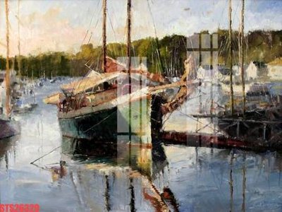 File gốc Tranh sơn dầu phương tây tổng hợp STS26329 (in mica) làm quà tặng