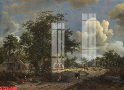 File in trần Tranh sơn dầu phương tây tổng hợp STS26480 (file gốc) phong thủy