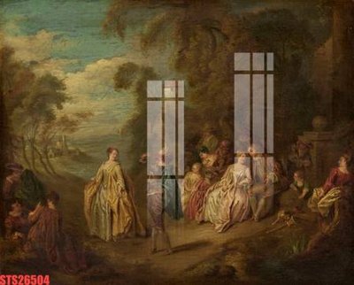 Tải file Tranh sơn dầu phương tây tổng hợp STS26504 (gốc) chủ đề hoa sen