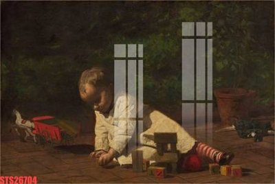 Hình ảnh file gốc Tranh sơn dầu phương tây tổng hợp STS26704 cho in UV