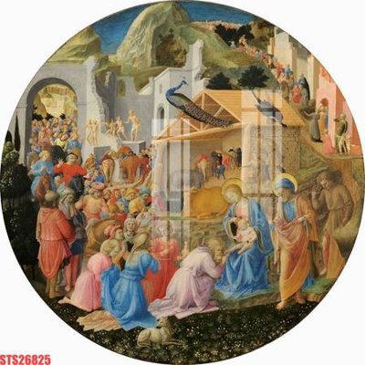 File in ấn chuyên nghiệp Tranh sơn dầu phương tây tổng hợp STS26825 (file gốc)