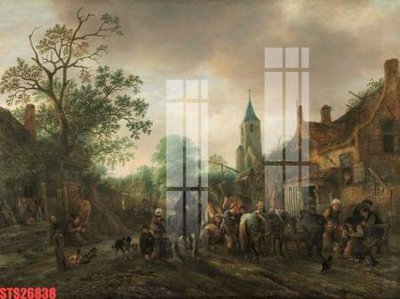 Chi tiết file gốc Tranh sơn dầu phương tây tổng hợp STS26838 (cho in tráng gương)